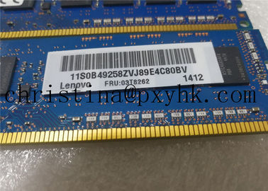 Memória pura DDR3 1600 03T8262 Lenovo 8G 2R*8 PC3L-12800E do servidor da CCE fornecedor