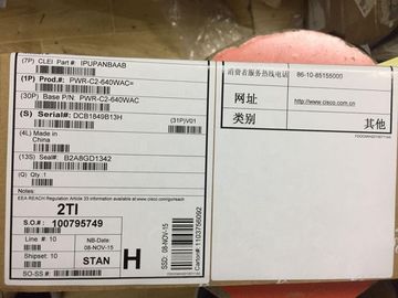 O ponto de entrada do modo do catalizador de Cisco da configuração da fonte de alimentação de DC do servidor do interruptor de 3650 séries permitiu PWR-C2-640WDC fornecedor