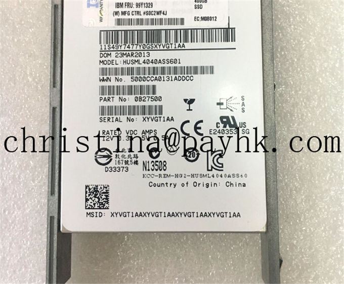 SED de circuito integrado do SSD do IBM DS88 70 400 G do disco rígido do servidor de 98Y5693 99Y1329