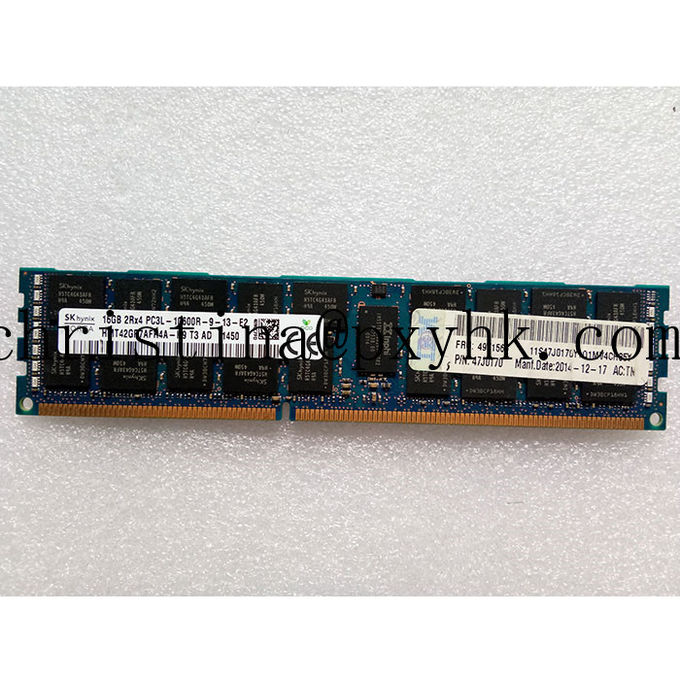 módulo da memória do servidor 16g, memória 49Y1563 49Y1565 47J0170 2RX4 PC3L-10600R do servidor