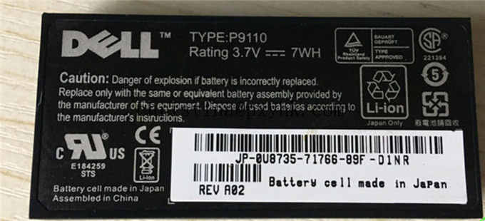 Cartão esperto RAID PERC 6I 0NU209 U8735 R610 R710R410 da bateria da disposição de DELL