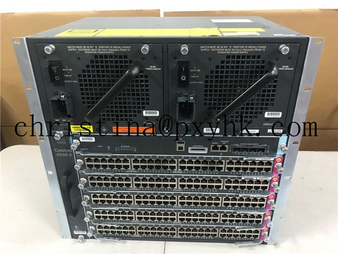 Fã da cremalheira do servidor do chassi de Cisco WS-C4506-E que refrigera WS-X45-SUP7-E 2x WS-X4748-UPOE+E 3x WS-X4648-RJ45V-E