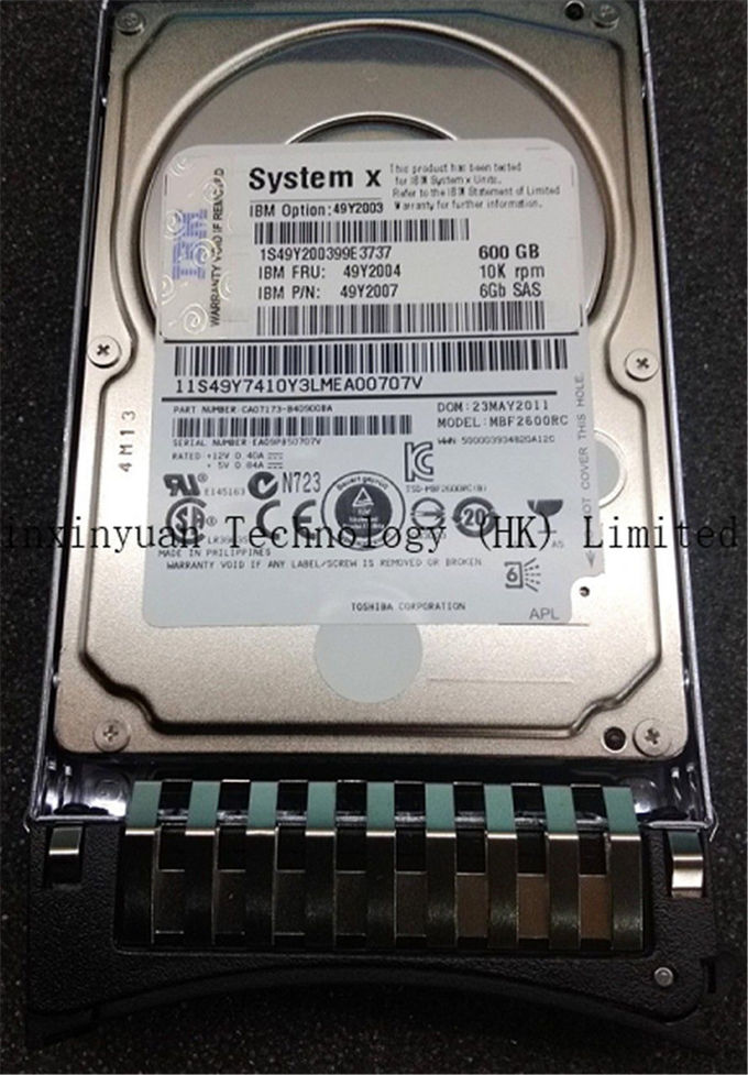 DISCO RÍGIDO 49Y2007 do IBM 49Y2003 49Y2004 600GB 10K 6GBPS SAS 2.5IN SFF HS