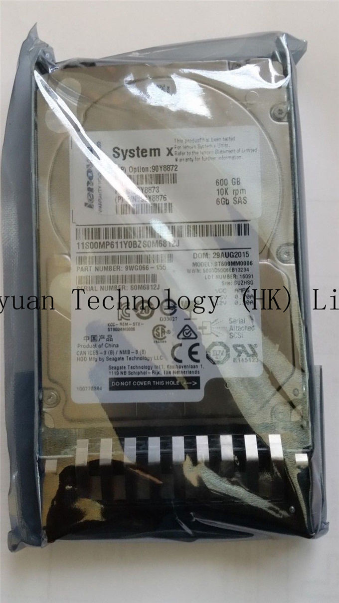 IBM 600GB 10K RPM SAS 2,5" DISCO RÍGIDO 90Y8872 90Y8876 90Y8873 da QUENTE-TROCA de SFF G2