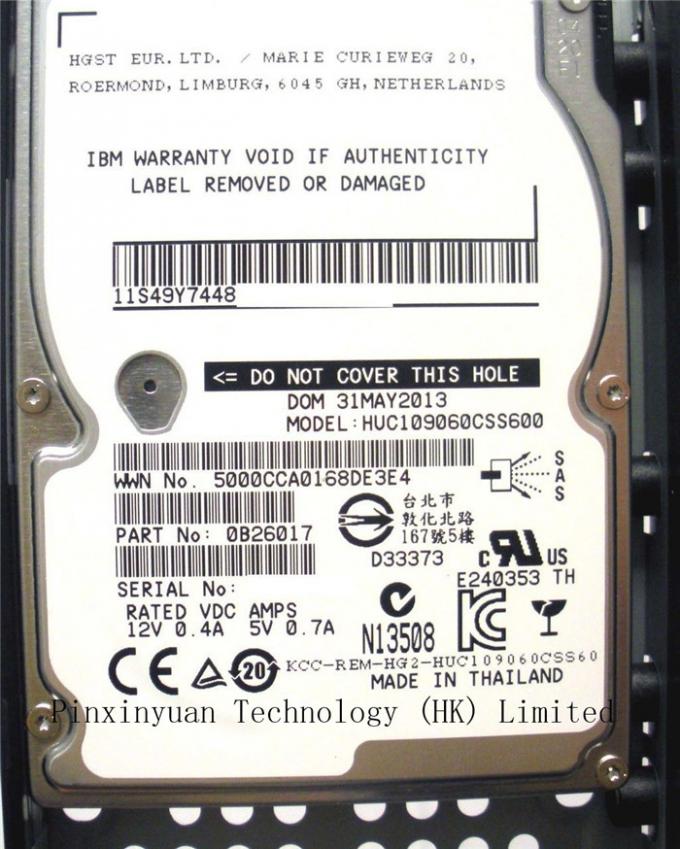 IBM STORWIZE V7000 600GB 10K 2,5" 6Gb SAS para 00Y2683/00D5302/85Y6268