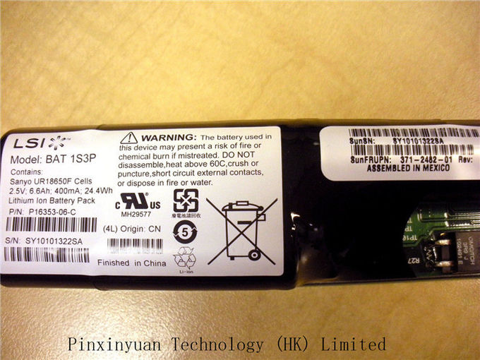 Bateria de armazenamento esperta do controlador para Sun Storagetek 2510/2530/2540 de 371-2482 2.5V 6.5Ah 400Ma