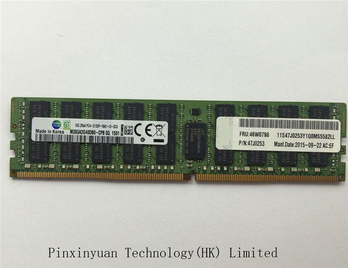 módulo DIMM 288-PIN 2133 megahertz da memória do servidor de 46W0798 TruDDR4 DDR4/PC4-17000 CL15 1,2 V