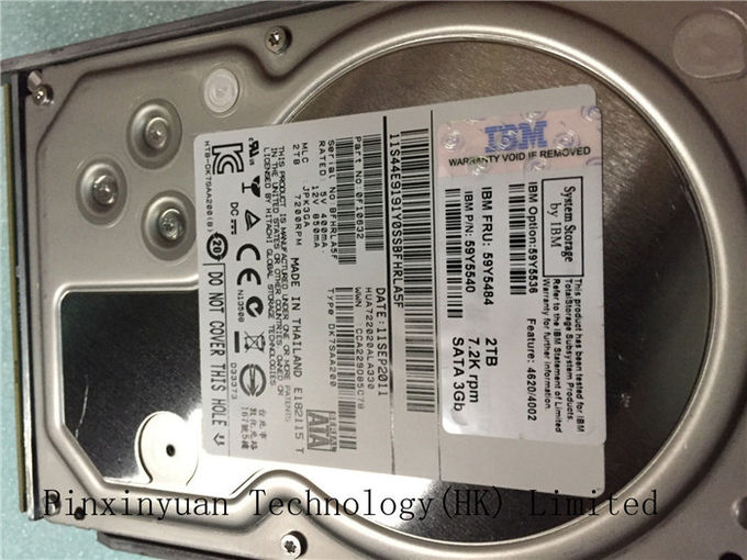 Movimentações de circuito integrado 59y5540 7.2k Sata 3,5" do servidor da IBM 59y5484 59y5536 2tb Hua722020ala330 E-Ddm
