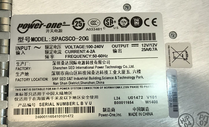 Fonte durável PWR-C49M-1000AC da alimentação CA 1000W do interruptor 4900M dos ethernet do catalizador de Cisco