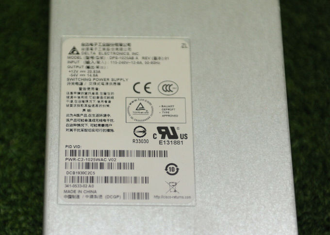 Comute a série do CATALIZADOR 2960-X Cisco PWR-C2-1025WAC WS-C3650 2960XR da configuração 2 da C.A. da fonte de alimentação do servidor