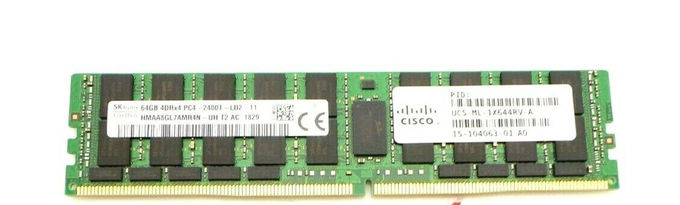 Fonte de alimentação UCS-ML-1X644RV-A do servidor da CCE de LRDIMM Cisco 64GB compatível DDR4-2400Mhz 4Rx4 1.2v