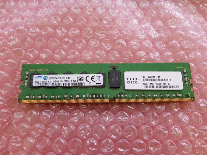memória 8GB Cisco do servidor da CCE de 1Rx4 PC4-2133P DDR4 15-102214-01 UCS-MR-1X081RU-A